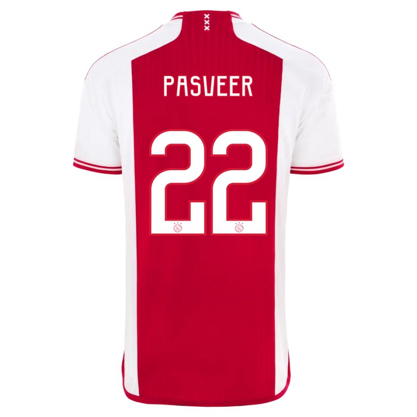Herren Remko Pasveer #22 Rot-Weiss Heimtrikot Trikot 2023/24 T-Shirt