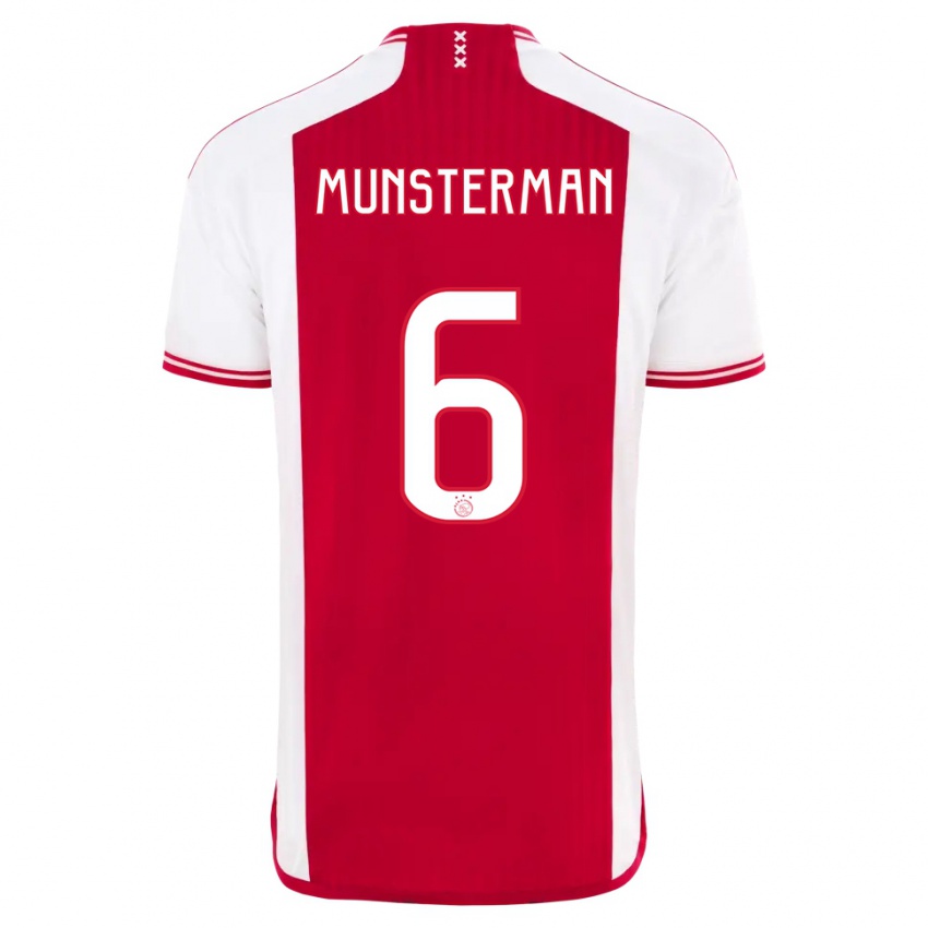Herren Marthe Munsterman #6 Rot-Weiss Heimtrikot Trikot 2023/24 T-Shirt