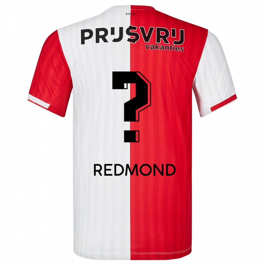 Herren Zepiqueno Redmond #0 Rot-Weiss Heimtrikot Trikot 2023/24 T-Shirt