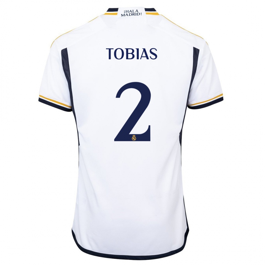 Herren Vinicius Tobias #2 Weiß Heimtrikot Trikot 2023/24 T-Shirt
