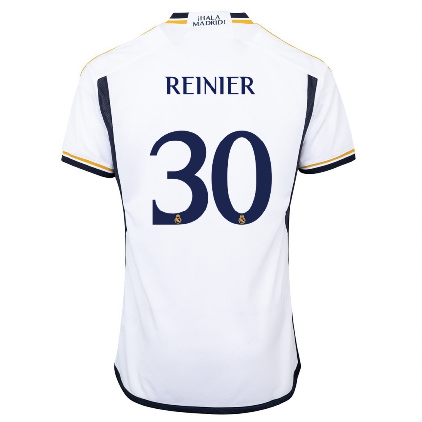Herren Reinier #30 Weiß Heimtrikot Trikot 2023/24 T-Shirt