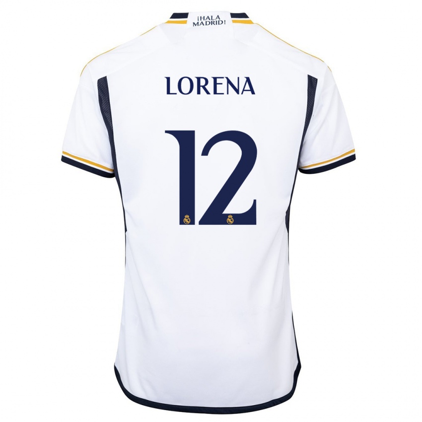 Herren Lorena Navarro #12 Weiß Heimtrikot Trikot 2023/24 T-Shirt
