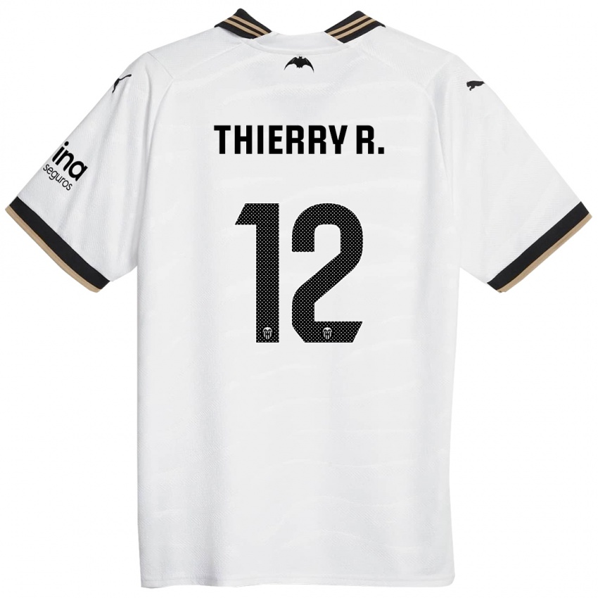 Herren Thierry Correia #12 Weiß Heimtrikot Trikot 2023/24 T-Shirt