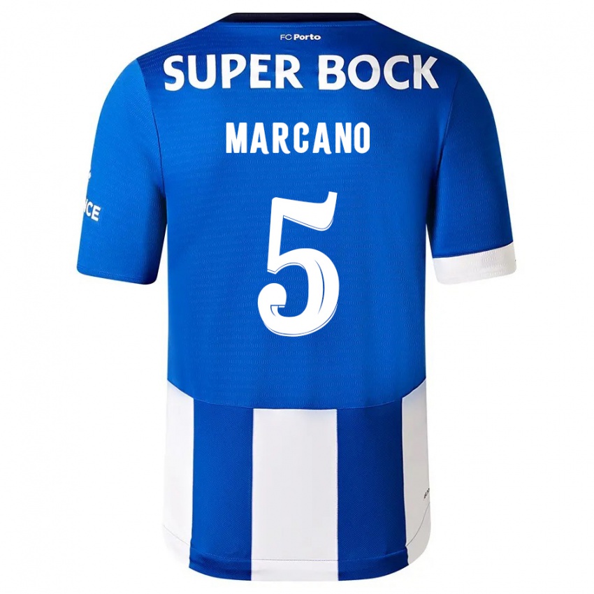 Herren Ivan Marcano #5 Blau Weiss Heimtrikot Trikot 2023/24 T-Shirt