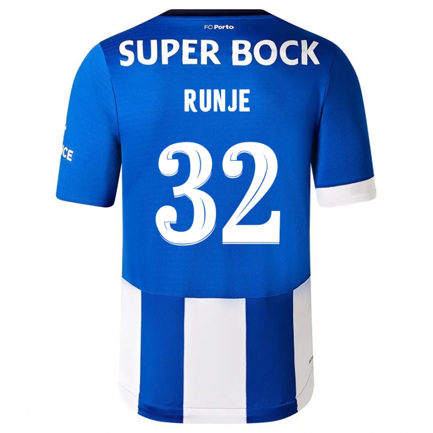Herren Roko Runje #32 Blau Weiss Heimtrikot Trikot 2023/24 T-Shirt