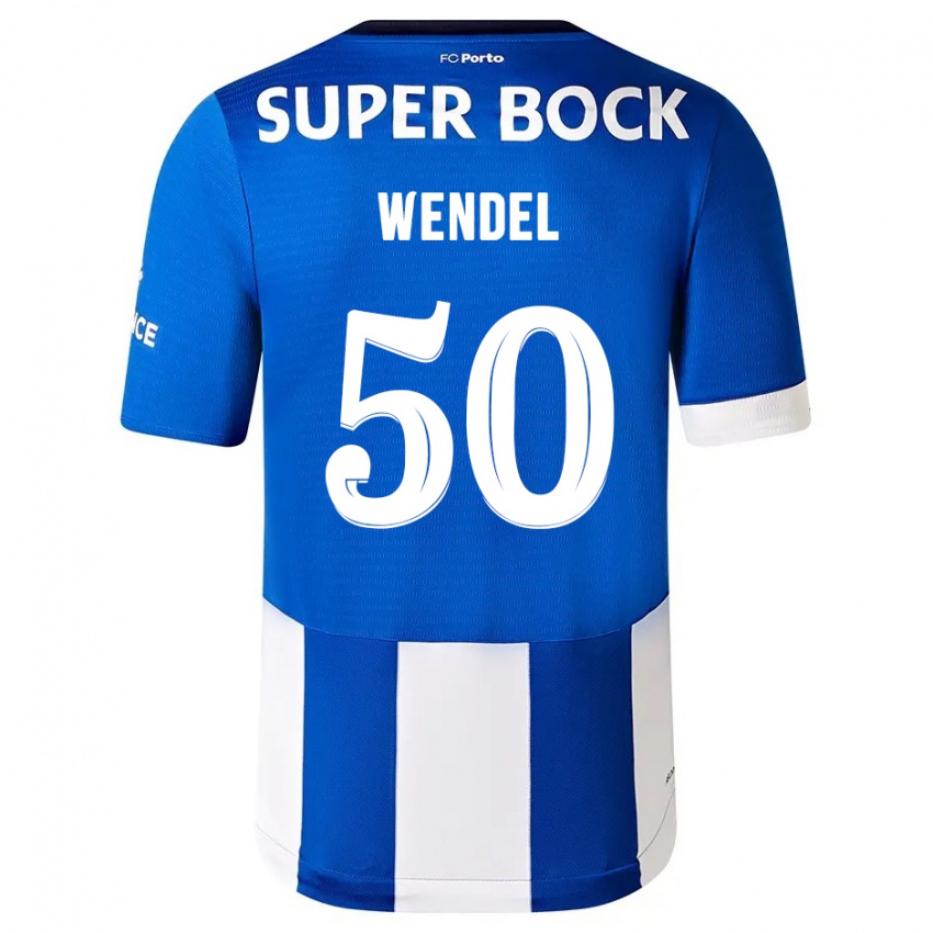 Herren Wendel #50 Blau Weiss Heimtrikot Trikot 2023/24 T-Shirt