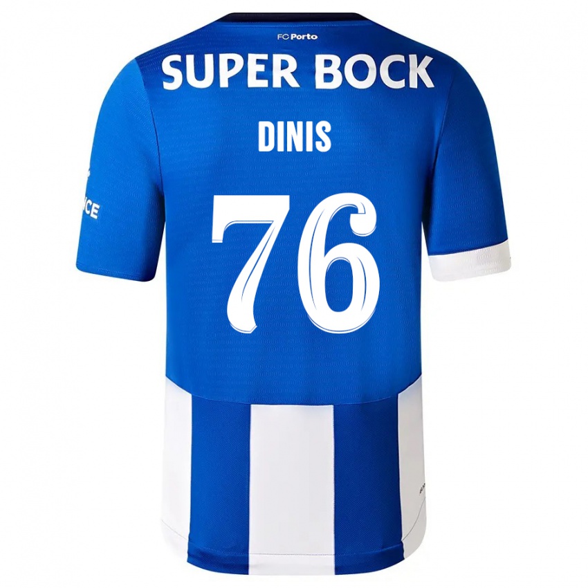 Herren Dinis #76 Blau Weiss Heimtrikot Trikot 2023/24 T-Shirt