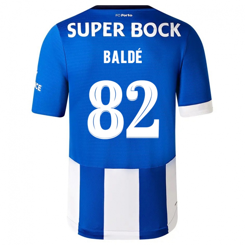 Herren Alfa Baldé #82 Blau Weiss Heimtrikot Trikot 2023/24 T-Shirt