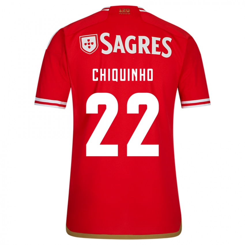 Herren Chiquinho #22 Rot Heimtrikot Trikot 2023/24 T-Shirt