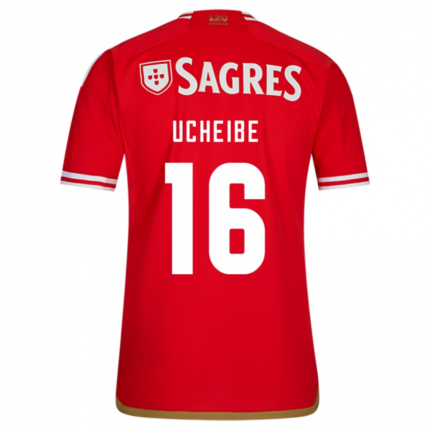 Herren Christy Ucheibe #16 Rot Heimtrikot Trikot 2023/24 T-Shirt