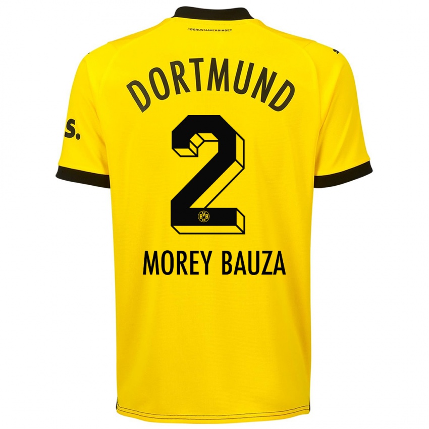 Herren Mateu Morey Bauza #2 Gelb Heimtrikot Trikot 2023/24 T-Shirt
