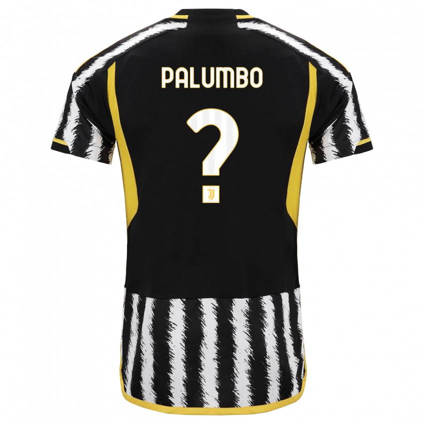 Herren Martin Palumbo #0 Schwarz-Weiss Heimtrikot Trikot 2023/24 T-Shirt