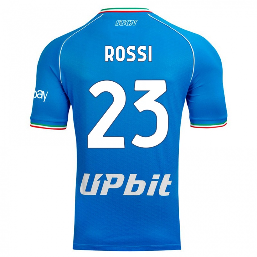 Herren Leonardo Rossi #23 Himmelblau Heimtrikot Trikot 2023/24 T-Shirt