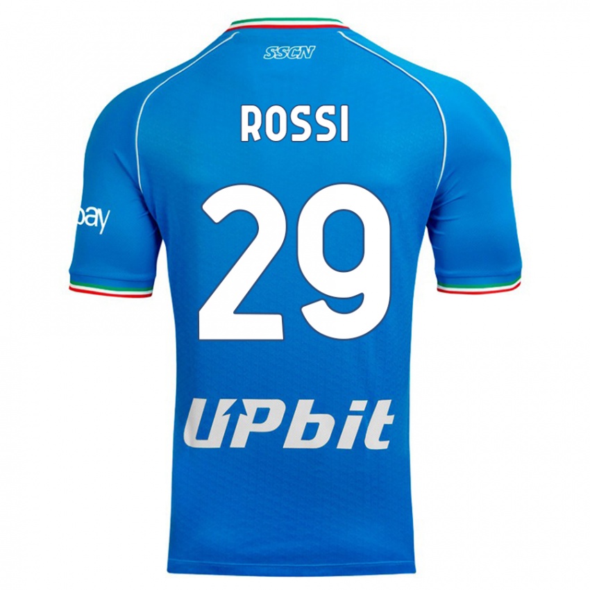 Herren Francesco Rossi #29 Himmelblau Heimtrikot Trikot 2023/24 T-Shirt