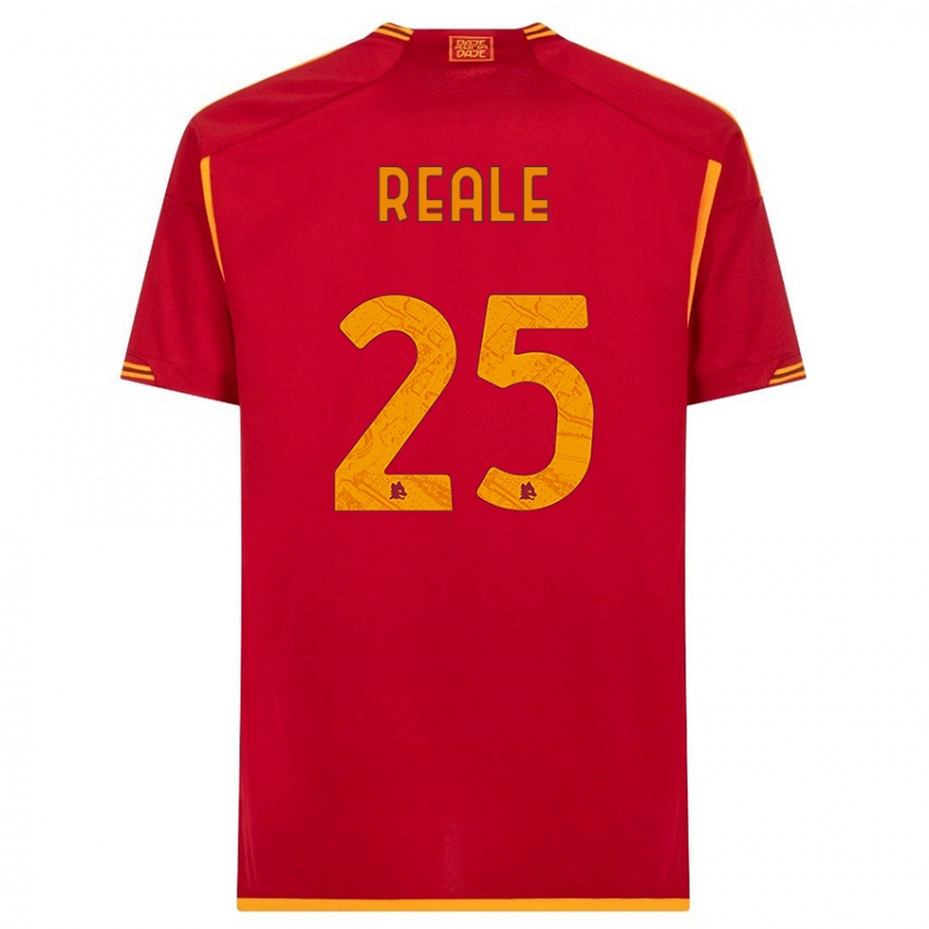 Herren Filippo Reale #25 Rot Heimtrikot Trikot 2023/24 T-Shirt