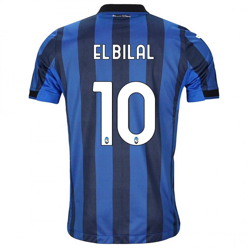 Herren El Bilal Touré #10 Schwarz Blau Heimtrikot Trikot 2023/24 T-Shirt