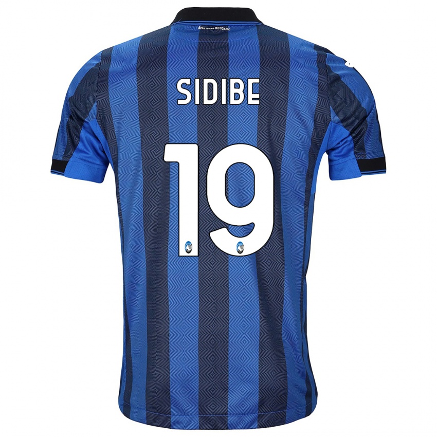 Herren Alassane Sidibe #19 Schwarz Blau Heimtrikot Trikot 2023/24 T-Shirt