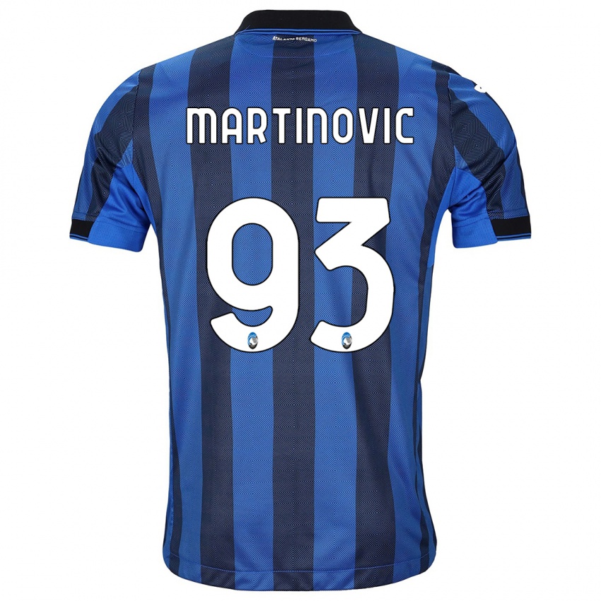 Herren Melania Martinovic #93 Schwarz Blau Heimtrikot Trikot 2023/24 T-Shirt
