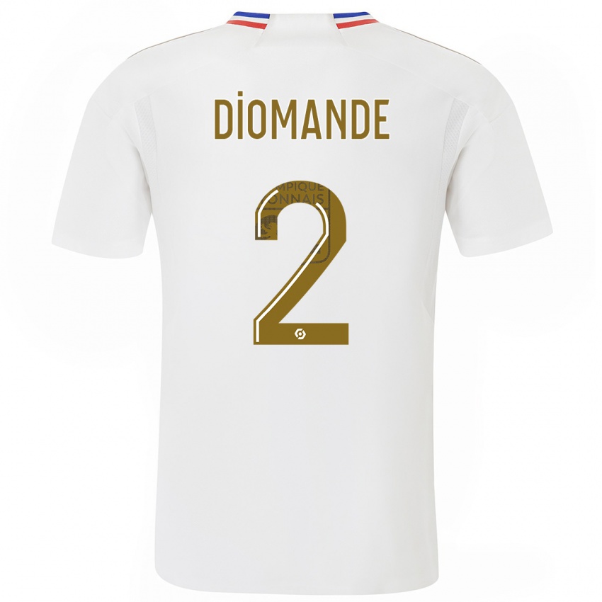 Herren Sinaly Diomande #2 Weiß Heimtrikot Trikot 2023/24 T-Shirt