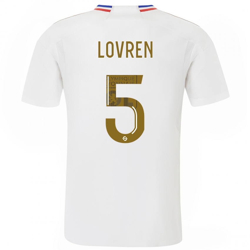 Herren Dejan Lovren #5 Weiß Heimtrikot Trikot 2023/24 T-Shirt