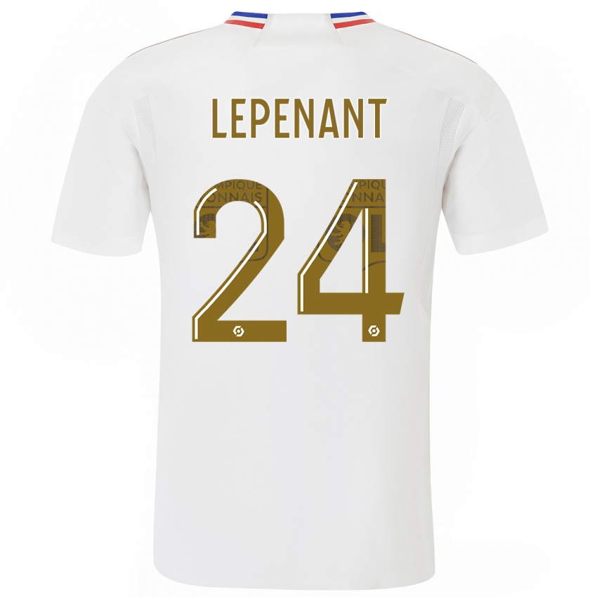 Herren Johann Lepenant #24 Weiß Heimtrikot Trikot 2023/24 T-Shirt