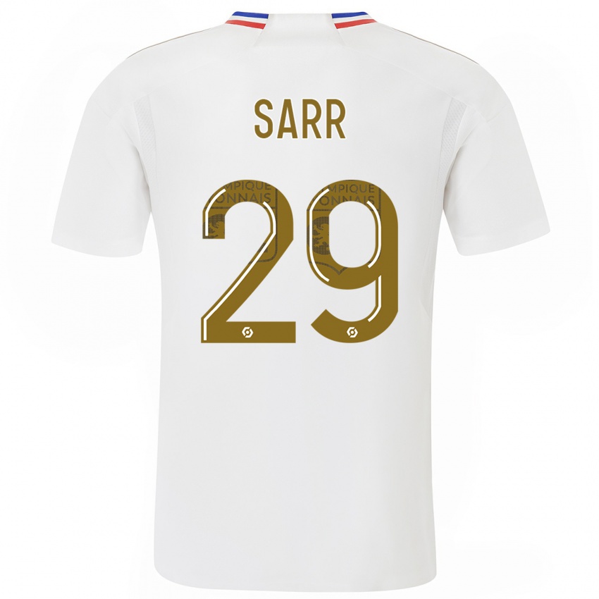 Herren Mamadou Sarr #29 Weiß Heimtrikot Trikot 2023/24 T-Shirt