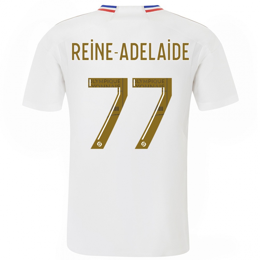 Herren Jeff Reine-Adelaide #77 Weiß Heimtrikot Trikot 2023/24 T-Shirt