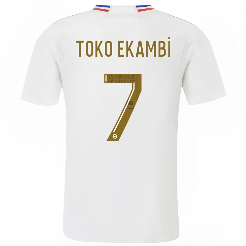 Herren Karl Toko Ekambi #7 Weiß Heimtrikot Trikot 2023/24 T-Shirt