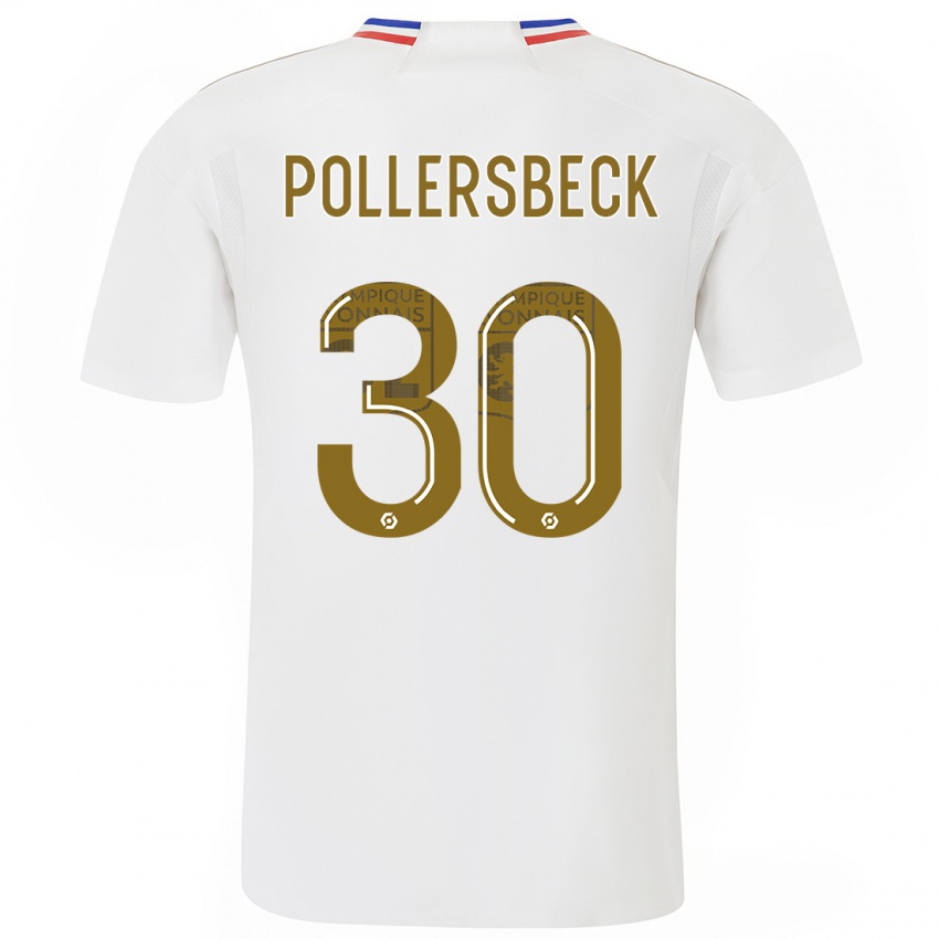 Herren Julian Pollersbeck #30 Weiß Heimtrikot Trikot 2023/24 T-Shirt