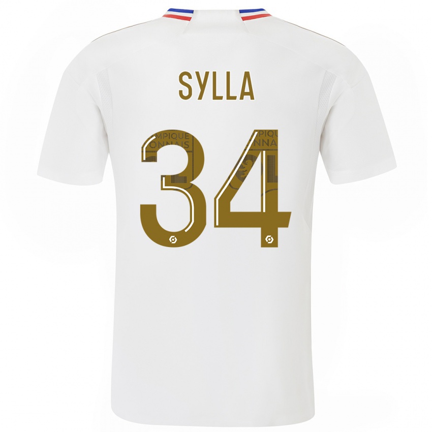 Herren Kysha Sylla #34 Weiß Heimtrikot Trikot 2023/24 T-Shirt
