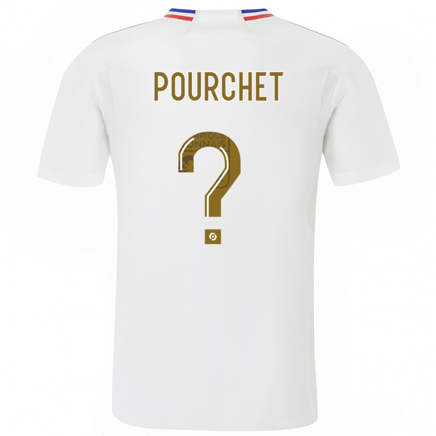 Herren Esteban Pourchet #0 Weiß Heimtrikot Trikot 2023/24 T-Shirt