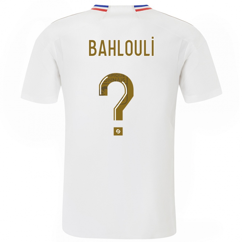 Herren Djibrail Bahlouli #0 Weiß Heimtrikot Trikot 2023/24 T-Shirt