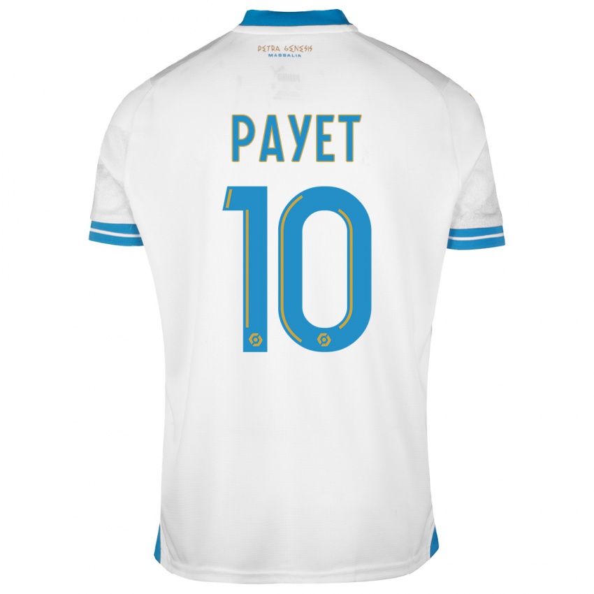Herren Dimitri Payet #10 Weiß Heimtrikot Trikot 2023/24 T-Shirt