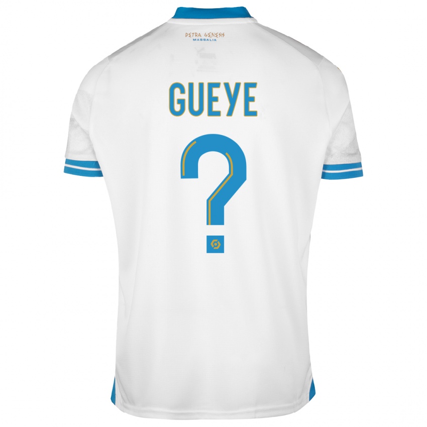 Herren Daouda Gueye #0 Weiß Heimtrikot Trikot 2023/24 T-Shirt