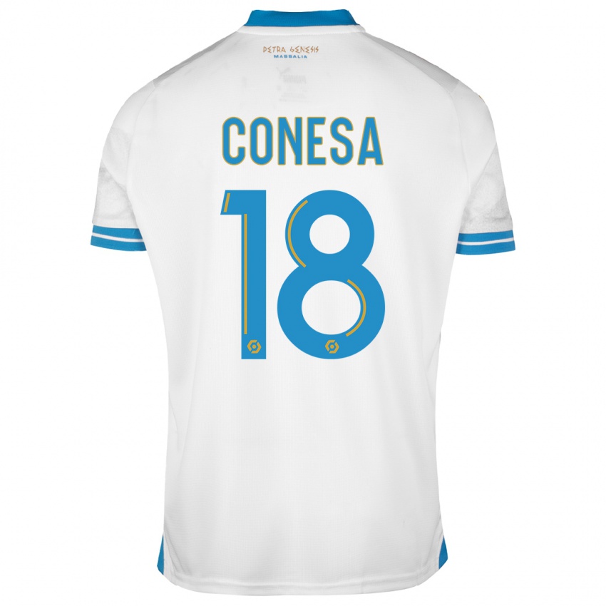 Herren Anna Conesa #18 Weiß Heimtrikot Trikot 2023/24 T-Shirt