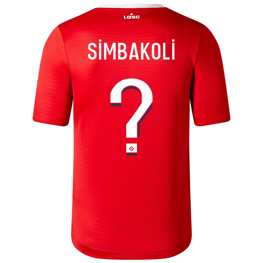 Herren Mamadou Simbakoli #0 Rot Heimtrikot Trikot 2023/24 T-Shirt