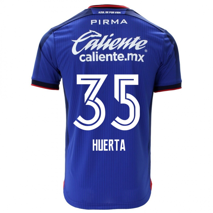 Herren Renata Huerta #35 Blau Heimtrikot Trikot 2023/24 T-Shirt