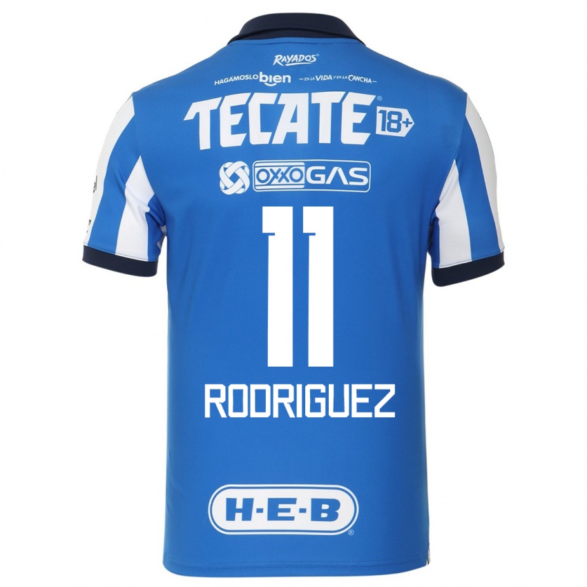 Herren Lizette Rodriguez #11 Blau Weiss Heimtrikot Trikot 2023/24 T-Shirt