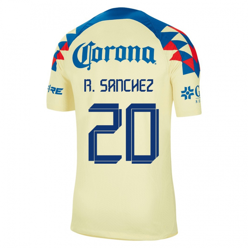 Herren Richard Sanchez #20 Gelb Heimtrikot Trikot 2023/24 T-Shirt