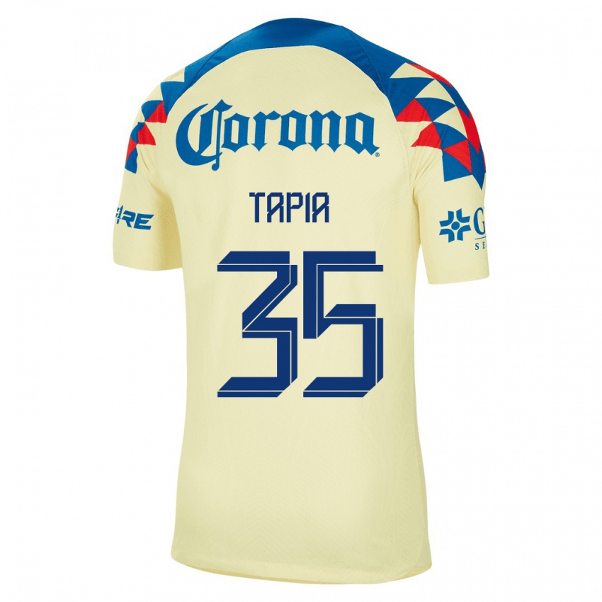 Herren Fernando Tapia #35 Gelb Heimtrikot Trikot 2023/24 T-Shirt