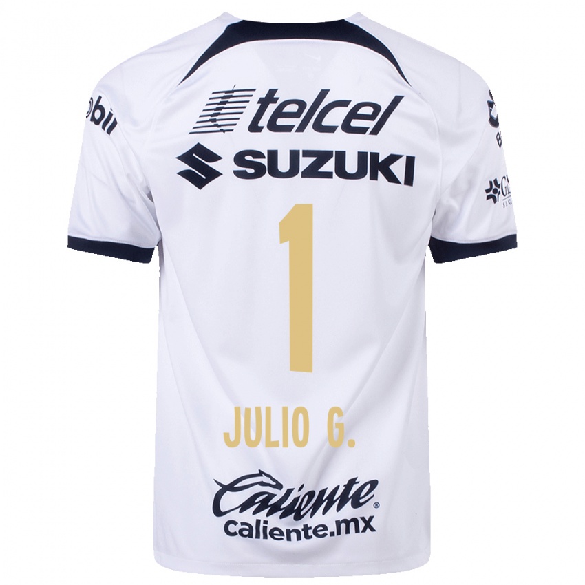 Herren Julio Gonzalez #1 Weiß Heimtrikot Trikot 2023/24 T-Shirt