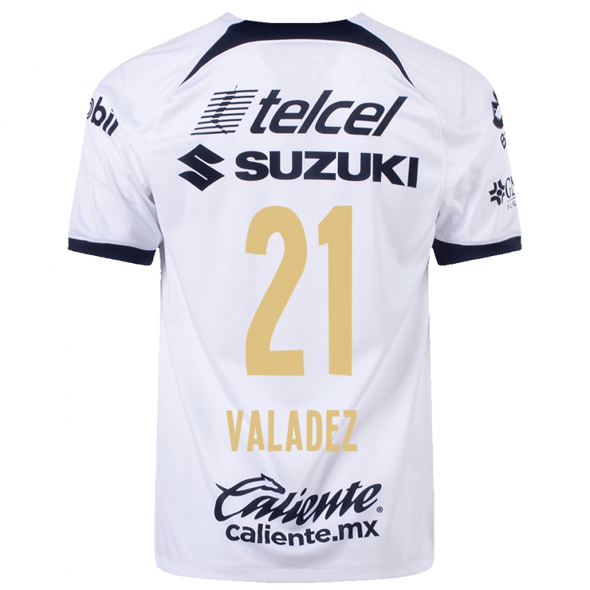 Herren Natalia Macias Valadez #21 Weiß Heimtrikot Trikot 2023/24 T-Shirt