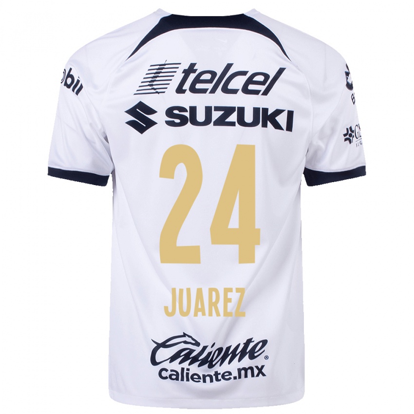Herren Gabriela Juarez #24 Weiß Heimtrikot Trikot 2023/24 T-Shirt