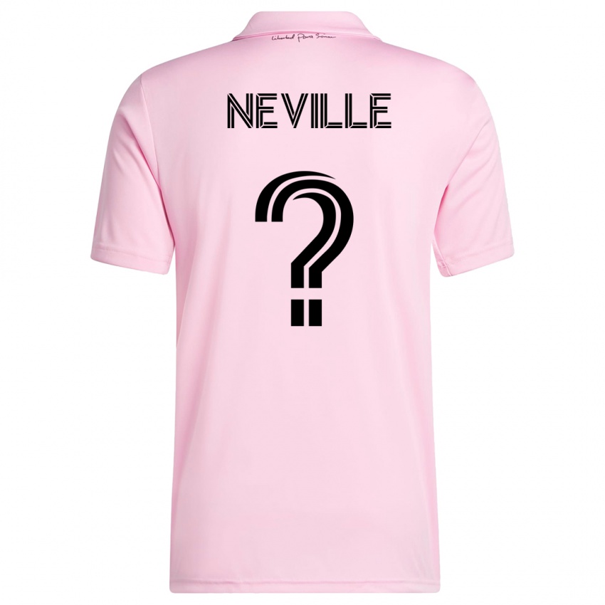 Herren Harvey Neville #0 Rosa Heimtrikot Trikot 2023/24 T-Shirt