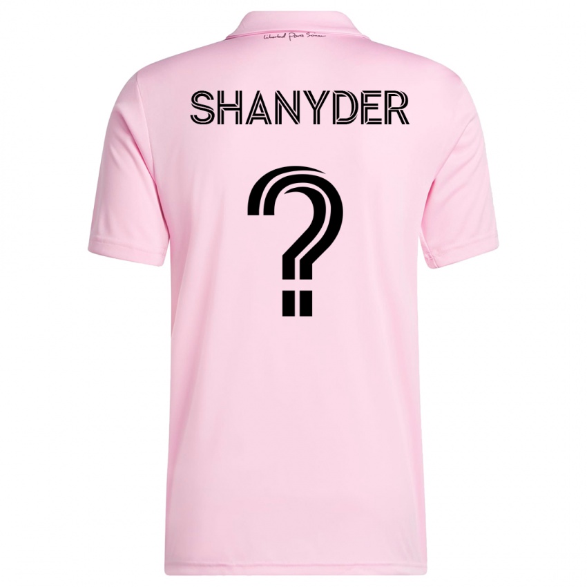 Herren Shanyder Borgelin #0 Rosa Heimtrikot Trikot 2023/24 T-Shirt