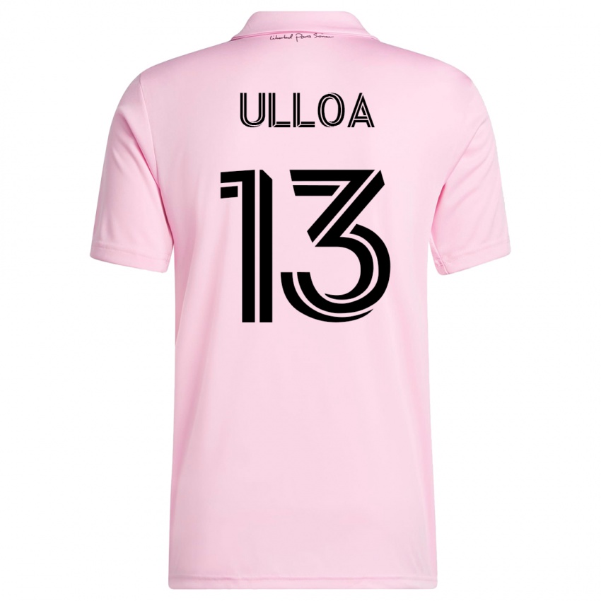 Herren Víctor Ulloa #13 Rosa Heimtrikot Trikot 2023/24 T-Shirt