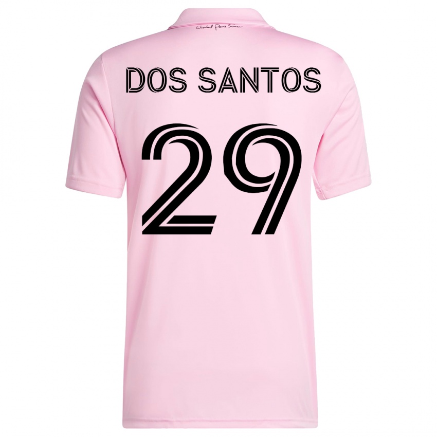 Herren Cj Dos Santos #29 Rosa Heimtrikot Trikot 2023/24 T-Shirt