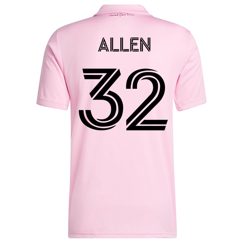Herren Noah Allen #32 Rosa Heimtrikot Trikot 2023/24 T-Shirt