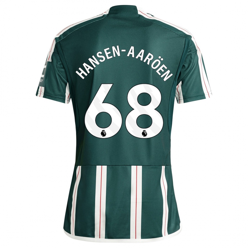 Herren Isak Hansen-Aaröen #68 Dunkelgrün Auswärtstrikot Trikot 2023/24 T-Shirt