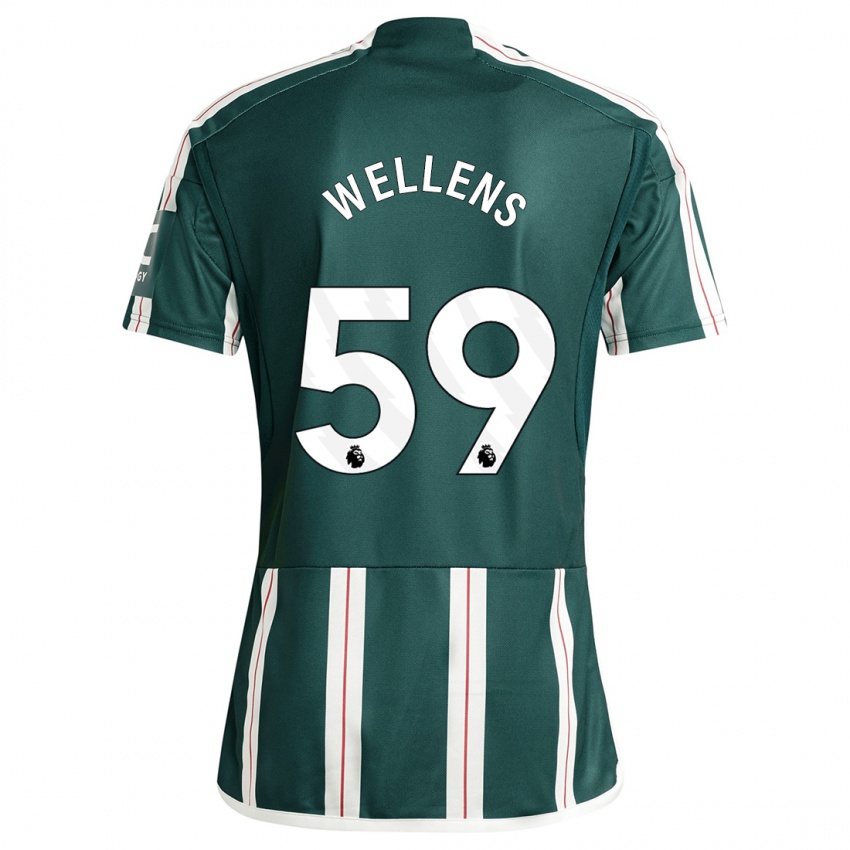 Herren Charlie Wellens #59 Dunkelgrün Auswärtstrikot Trikot 2023/24 T-Shirt